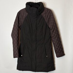 Prana Women's Dark Gray long coat, size small